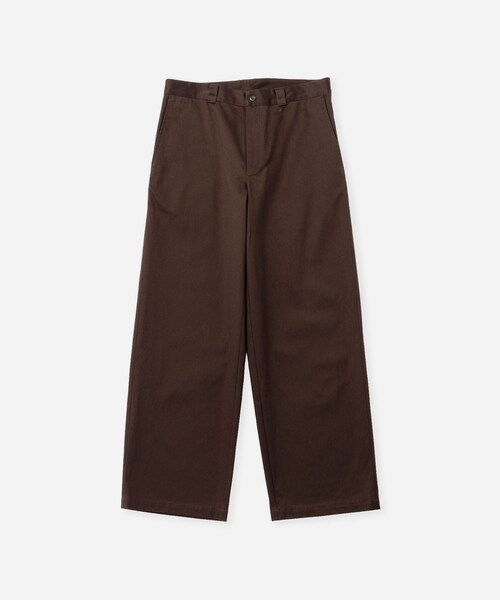 Saturdays NYC(サタデーズ ニューヨークシティ )の「Ross Wide Chino Pant(チノパンツ・レディース・ダークブラウン/ベージュ/ネイビー・L/M/S/XL)」の3枚目の写真