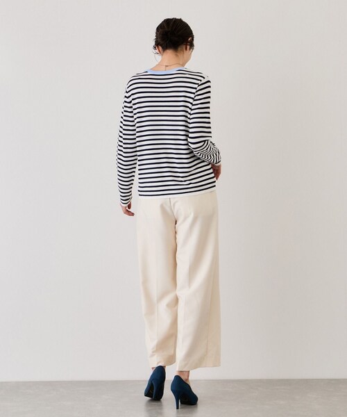 Jayro（ジャイロ）の「レイヤーニットプルオーバー（ニット/セーター・レディース・グレー系/ホワイト系/イエロー系・F）」の11枚目の写真