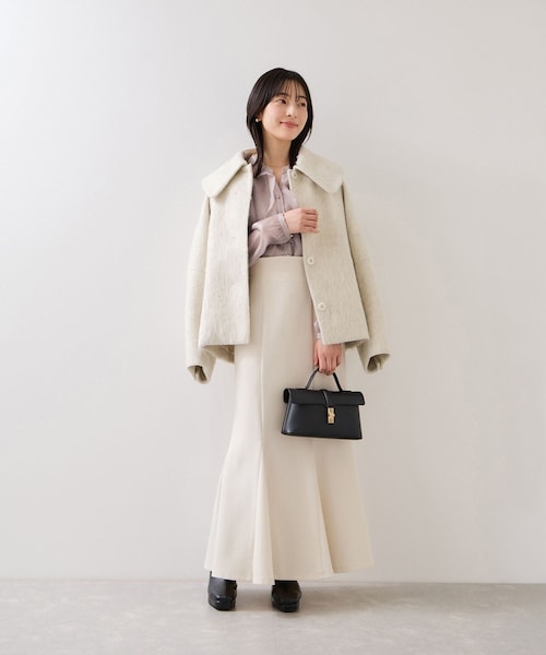 VIS(ビス)の「ひねり金具ワンハンドルミニショルダーバッグ/2WAY,WEB限定カラーあり(ショルダーバッグ・レディース・ブラック/ブラック系/グレー系/キャメル/ベージュ/ダークブラウン/ブルー系・F)」の19枚目の写真