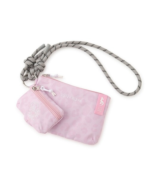 ROPE'（ロペ）の「アニマルプリントサコッシュ（ショルダーバッグ・レディース・グレー/ネイビー/ピンク・F）」の3枚目の写真