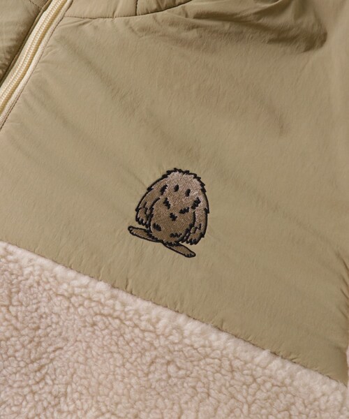 THE GOODLAND MARKET（ザグッドランドマーケット）の「Abode of Snow　Lhotse 2.0 Fleece JACKET（ブルゾン・レディース・BEIGE・1/2）」の6枚目の写真