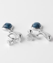 SMELLY | マーブルスクエアスウィングイヤリング(イヤリング)