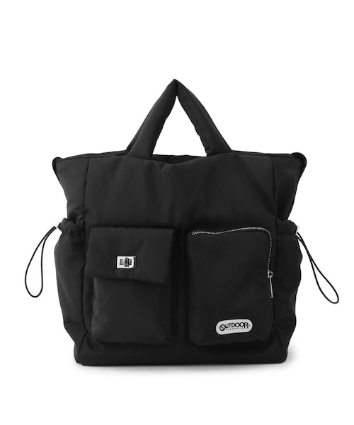 VIS（ビス）の「【OUTDOOR PRODUCTS】VIS別注6ポケット2WAYトートバッグ（トートバッグ・レディース・ブラック/ブラウン系/ピンク系・F）」の19枚目の写真