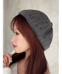 RESEXXY | ミニマルモチーフベレー帽(ハンチング/ベレー帽)