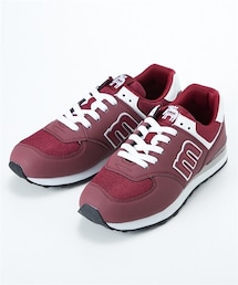 nissen | 【ゆったり幅広】moz(モズ)ロゴスニーカー(ワイズ4E)(スニーカー)