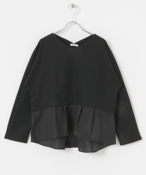 ITEMS URBANRESEARCH（アイテムズ アーバンリサーチ）の「カットミラノドッキングプルオーバー（Tシャツ/カットソー・レディース・BORDER/OFF/BLK・FREE）」の17枚目の写真