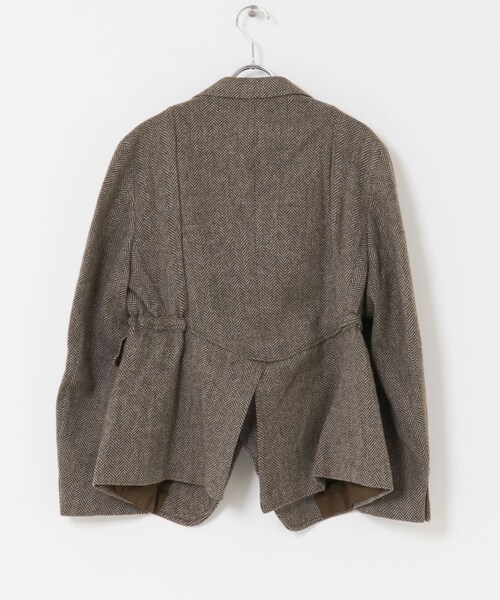 THE GOODLAND MARKET（ザグッドランドマーケット）の「77circa　make v shape tweed jacket（テーラードジャケット・レディース・brown1/brown2/brown3/brown4・one）」の22枚目の写真
