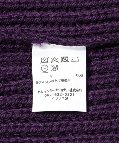 URBAN RESEARCH(アーバンリサーチ)の「『別注』OLDDERBY KNITWEAR×UR Open Front Hoodie(カーディガン/ボレロ・レディース・MUSGO/PURPURA/NIEBLA・FREE)」の17枚目の写真