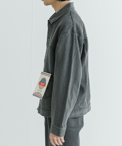 URBAN RESEARCH（アーバンリサーチ）の「FREEMANS SPORTING CLUB　LONGRIDGE JEAN JACKET（デニムジャケット・メンズ・ブラック・S/M/L）」の6枚目の写真