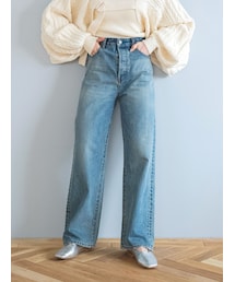 Ungrid | ハイウエストルーズストレートデニム(デニムパンツ)