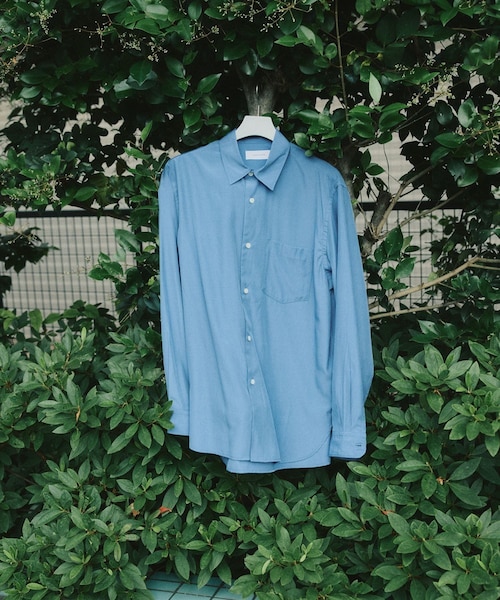 ADAM ET ROPE'(アダムエロペ)の「レーヨンポリエステルポプリンドレープシャツ(シャツ/ブラウス・メンズ・チャコール/ブラウン/ネイビー/ブルー系/ピンク・L/M)」の15枚目の写真