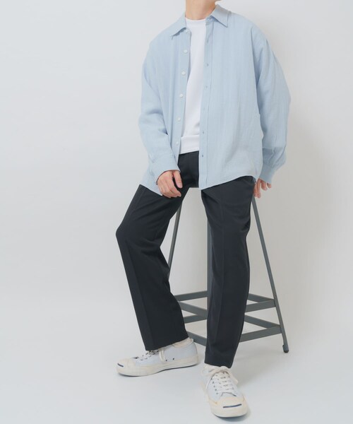 ITEMS URBANRESEARCH（アイテムズ アーバンリサーチ）の「Every Day TRテーパードスラックス（その他パンツ・メンズ・BEG/GRY/BLK/NVY・S/M/L）」の15枚目の写真
