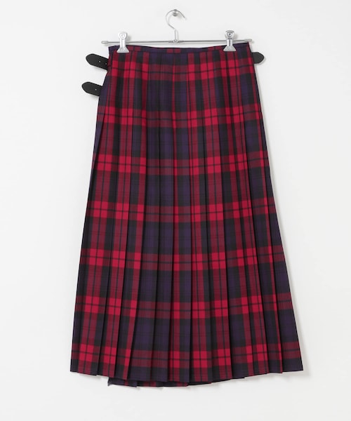 かぐれ（カグレ）の「『別注』O’NEIL OF DUBLIN×かぐれ　PLEATS WRAP SKIRT 85cm（スカート・レディース・MOYNALTY/LOUGH MASK・XS）」の21枚目の写真