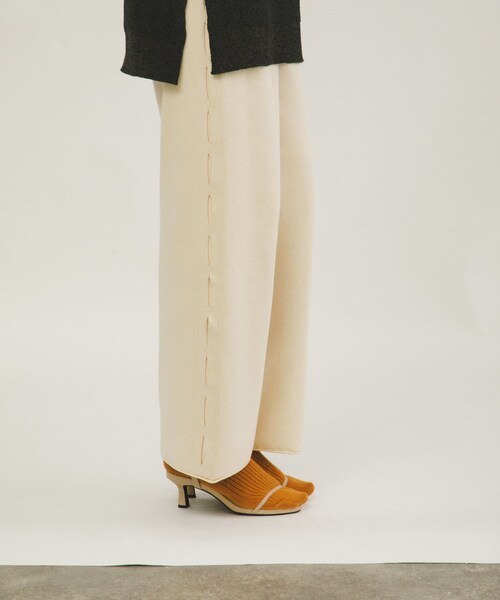 LAATO（ラート）の「sweat style knit pants（その他パンツ・レディース・クリーム/チョコレート・FREE/TALL）」の10枚目の写真