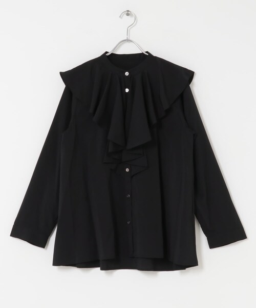 URBAN RESEARCH ROSSO（アーバンリサーチロッソ）の「フリルカラーシャツブラウス（シャツ/ブラウス・レディース・WHITE/YELLOW/BLACK・Free）」の10枚目の写真
