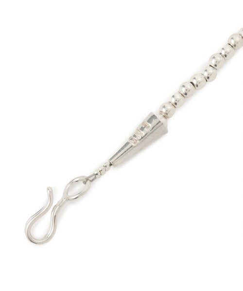 ADAM ET ROPE'（アダムエロペ）の「【J'aDoRe・店舗限定】【ERICKA NICOLAS BEGAY】ナバホパールネックレス3mm/45cm（ネックレス・レディース・シルバー・F）」の14枚目の写真