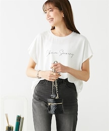 nissen | ゆるっと落ち感　ロゴTシャツ(Tシャツ/カットソー)