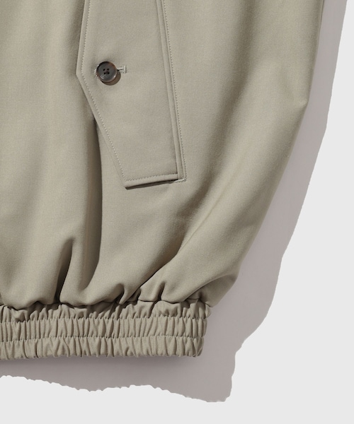 ADAM ET ROPE'（アダムエロペ）の「【AURALEE/オーラリー】ULTRA FINE TROPICAL WOOL ZIP BLOUSON（ブルゾン・メンズ・チャコール/カーキ・3/4）」の10枚目の写真