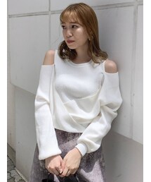 dazzlin | カシュクールニットプルオーバー(ニット/セーター)