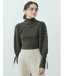 LAGUNAMOON | ハンドステッチテープニットプルオーバー(ニット/セーター)