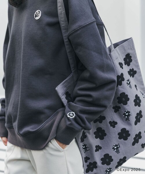 THE GOODLAND MARKET(ザグッドランドマーケット)の「EXPO2025 SWEATSHIRTS(スウェット・メンズ・WHITE/BLACK/C.GRAY/C.GR×BK・S/M/L)」の22枚目の写真