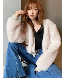 RESEXXY | フェイクファーブルゾン(ブルゾン)