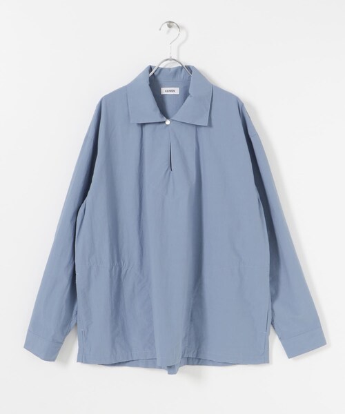 THE GOODLAND MARKET（ザグッドランドマーケット）の「KEIMEN　Pullover shirts（シャツ/ブラウス・メンズ・Sax/Navy/Green・M/L）」の20枚目の写真