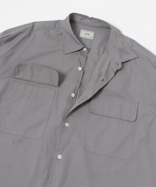URBAN RESEARCH（アーバンリサーチ）の「ANOTHER OFFICE　Volume Shirts（シャツ/ブラウス・メンズ・Mild Brown/Concrete・1/2/3）」の14枚目の写真