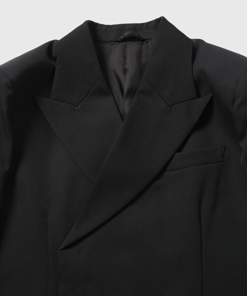 ADAM ET ROPE'(アダムエロペ)の「【DAIRIKU/ダイリク】Jerome Over Shoulder Tailored Jacket(テーラードジャケット・メンズ・ブラック・L)」の3枚目の写真