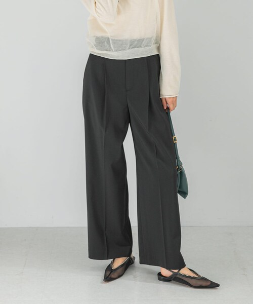 URBAN RESEARCH ROSSO（アーバンリサーチロッソ）の「防シワハイウエストワイドスラックス（その他パンツ・レディース・L/BEIGE/MOCHA/BLACK・34/36/38/TALL）」の22枚目の写真