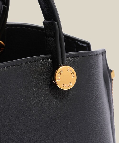 ROPE'（ロペ）の「【E'POR】Y BAG Mini/超軽量・26SS（ハンドバッグ・レディース・ブラック/グレー/キナリ/ダークブラウン/ダークグリーン/モスグリーン/パープル系・F）」の16枚目の写真