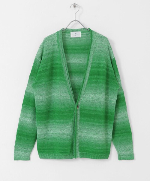 URBAN RESEARCH Sonny Label（アーバンリサーチサニーレーベル）の「スペースダイライトニットカーディガン（カーディガン/ボレロ・メンズ・ブルー/グリーン/オレンジ・M/L）」の17枚目の写真