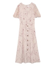 LAGUNAMOON | シアースリーブフラワーワンピース(ワンピース)