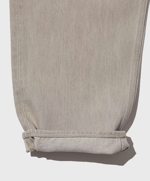 ADAM ET ROPE'(アダムエロペ)の「【AURALEE/オーラリー】FADED HARD TWIST BROWN DENIM WIDE PANTS(デニムパンツ・メンズ・ライトグレー・28/30/32/34)」の11枚目の写真