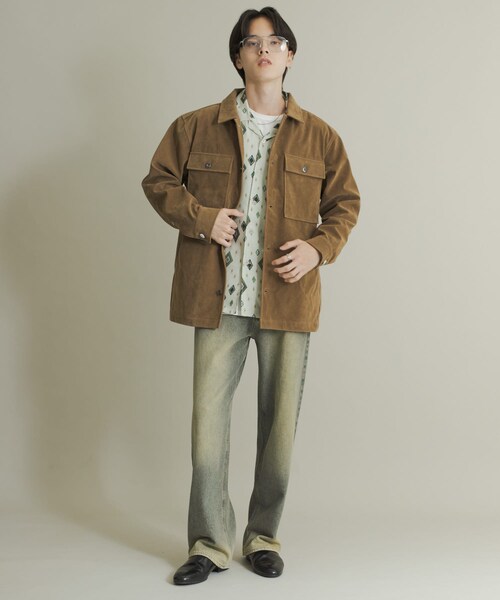 SENSE OF PLACE by URBAN RESEARCH(センスオブプレイスバイアーバンリサーチ)の「F/Sジャケット(テーラードジャケット・メンズ・D.BROWN/BEIGE・M/L)」の20枚目の写真