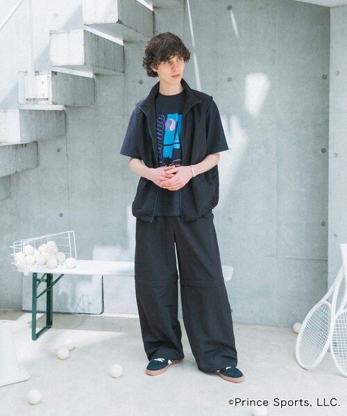 SENSE OF PLACE by URBAN RESEARCH(センスオブプレイスバイアーバンリサーチ)の「『別注』prince 2WAYトラックパンツ(その他パンツ・メンズ・GRG×BEG/BLK×CHA・M/L)」の6枚目の写真