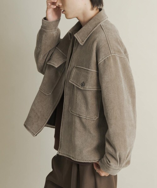SENSE OF PLACE by URBAN RESEARCH(センスオブプレイスバイアーバンリサーチ)の「ヴィンテージツイルZIPブルゾン(ブルゾン・メンズ・BLACK/BROWN/PURPLE・M/L)」の21枚目の写真