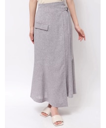 LAGUNAMOON | ツイードウエストアシメナローフレアスカート(スカート)