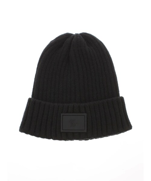 EATME（イートミー）の「ロゴパッチニットキャップ（ニットキャップ/ビーニー・レディース・ホワイト/ブラック・F）」の4枚目の写真