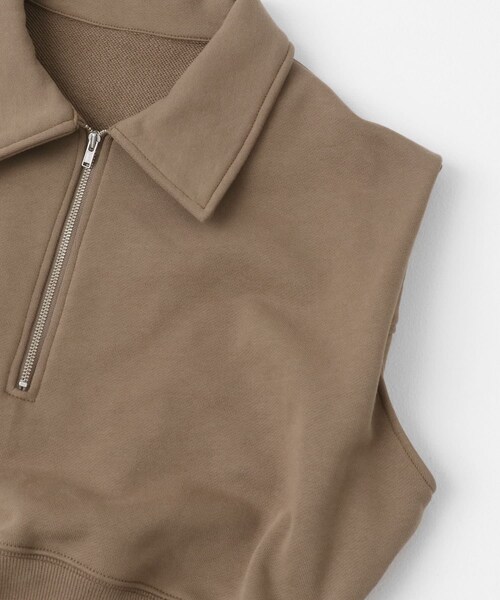 KBF（ケイビーエフ）の「ショルダータックZIPスウェット（スウェット・レディース・NAVY/TOP GRAY/BROWN・one）」の20枚目の写真