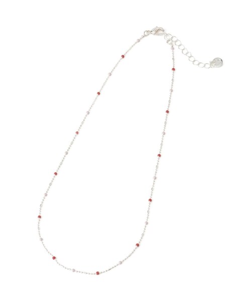 VIS(ビス)の「カラーチェーンネックレス(ネックレス・レディース・ブルー系/ピンク系・F)」の11枚目の写真