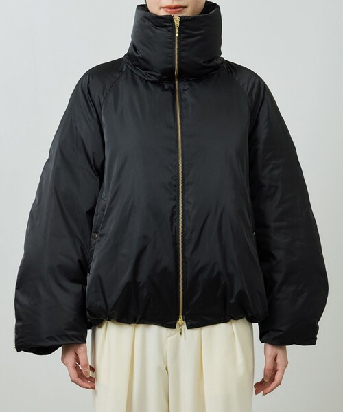 ROPE'（ロペ）の「ハイネックジップショート丈ダウンコート/イージーケア（ダウンジャケット/コート・レディース・ブラック/ネイビー・F）」の17枚目の写真