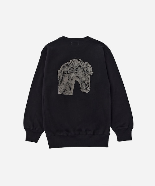 Saturdays NYC（サタデーズ ニューヨークシティ ）の「NUTS ART WORKS × Saturdays NYC Sweatshirt（スウェット・レディース・ブラック/グレー/ブルー・L/M/XL）」の2枚目の写真