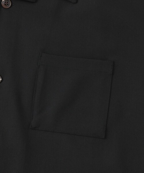 SENSE OF PLACE by URBAN RESEARCH(センスオブプレイスバイアーバンリサーチ)の「オープンカラールーズシャツ(5分袖)ll(シャツ/ブラウス・メンズ・BROWN/BLACK/GREIGE・S/M/L)」の12枚目の写真