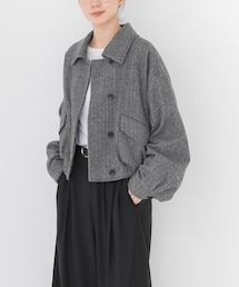 URBAN RESEARCH | ウールヘリンボーンブルゾン(ブルゾン)