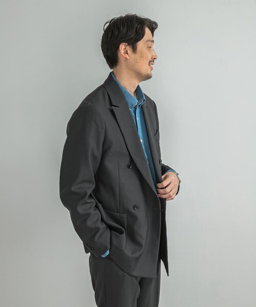 URBAN RESEARCH DOORS（アーバンリサーチドアーズ）の「LIFE STYLE TAILOR ウールライクツイルコンフォータブル ...