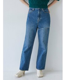 MURUA | アシメカットカラーパンツ(デニムパンツ)