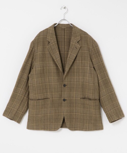 URBAN RESEARCH(アーバンリサーチ)の「A PRESSE Washed Wool Linen Jacket(テーラードジャケット・メンズ・BEIGE・2/3)」の3枚目の写真