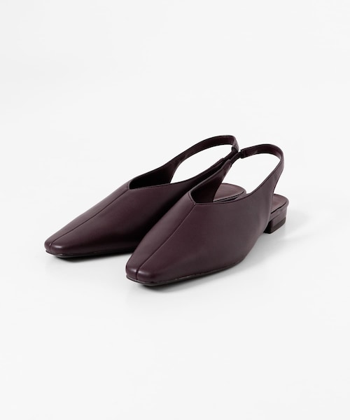 URBAN RESEARCH Sonny Label（アーバンリサーチサニーレーベル）の「バックストラップスクエアパンプス（パンプス・レディース・ブラック/アカチャ/キャメル・S/M/L）」の22枚目の写真