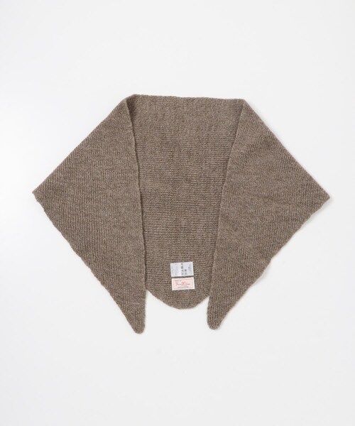 URBAN RESEARCH（アーバンリサーチ）の「YOUNG&OLSEN The DRYGOODS STORE　MIX WOOL TRIANGLE SCARF（バンダナ/スカーフ・メンズ・BLACK/TAUPE MIX/PINK MIX・FREE）」の10枚目の写真